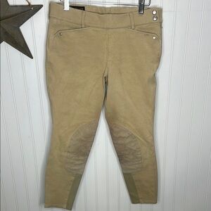 Ariat Heritage Side Zip Knee Patch Breeches Size 30R
